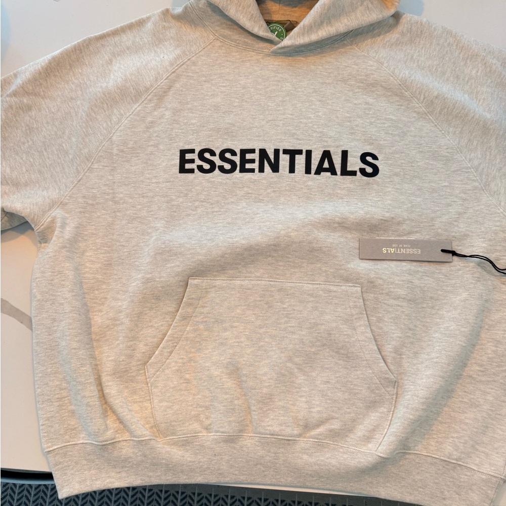 Essentials Light Gray Hoodie